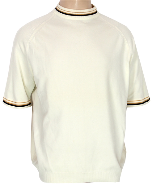 James Brown Owned and Worn Cream Colored Shirt Circa 1960s