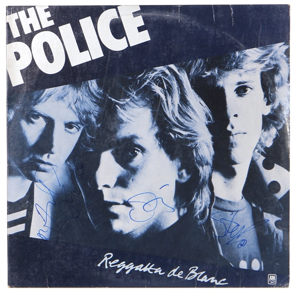 The Police Band Signed “Reggatta De Blanc” Album (REAL)