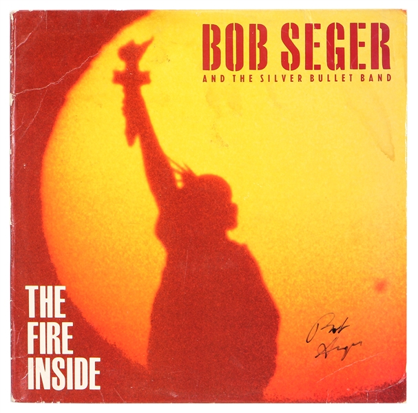 Bob Seger Signed “The Fire Inside” Album (Beckett)