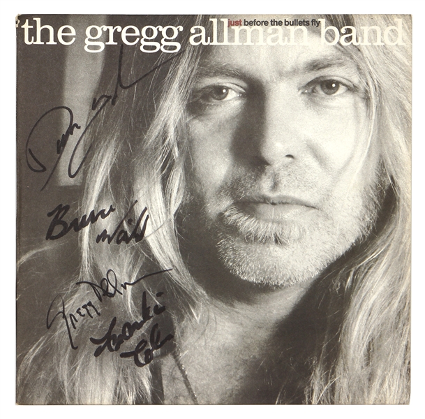 The Gregg Allman Band Signed “Just Before the Bullets Fly” Album (JSA & REAL)