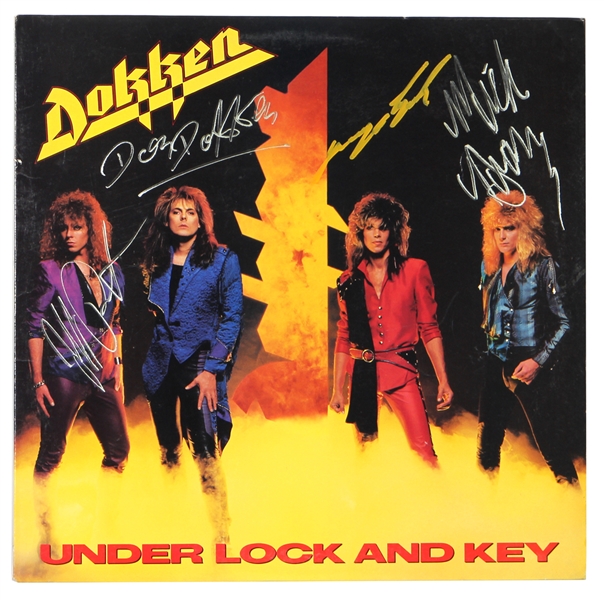 Dokken Signed “Under Lock and Key” Album