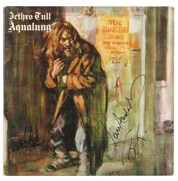 Jethro Tull Ian Anderson Signed "Aqualung" Album