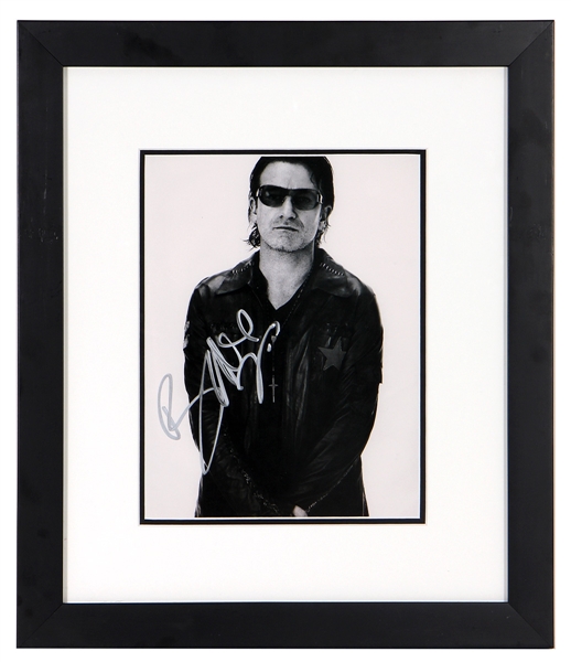 U2 Bono Signed Photograph