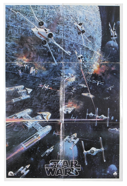 Rare Original "Star Wars" One-Sheet Movie Poster