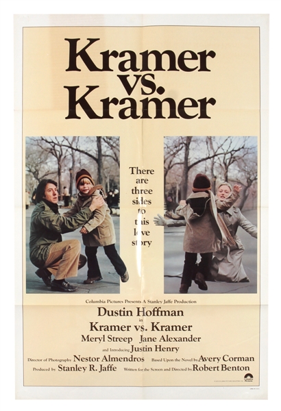 "Kramer vs. Kramer "Original One-Sheet Movie Poster
