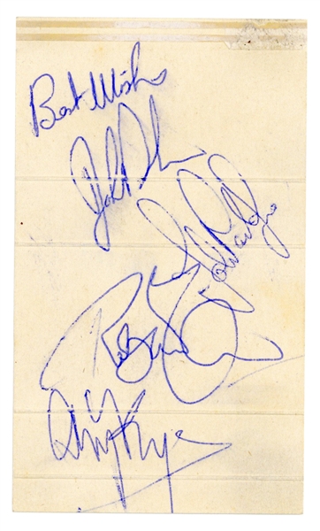 Led Zeppelin Band Signed Cigarette Box (JSA & REAL)