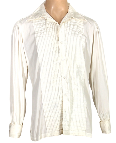 Michael Jackson Owned & Worn White Tuxedo Shirt (Frank Cascio)