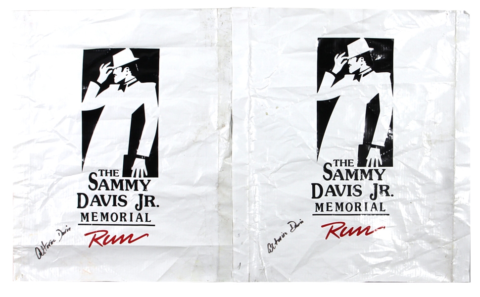 Sammy Davis, Jr. Memorial Memorabilia Signed by Wife Altovise