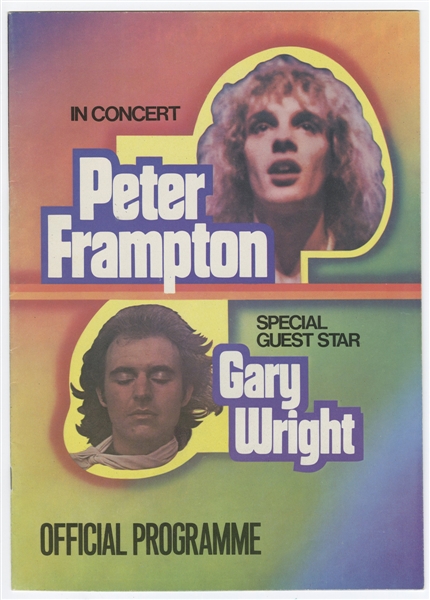 Peter Frampton Signed Original Concert Program