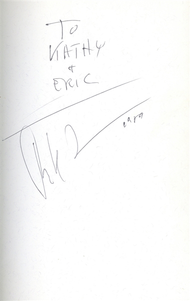 Frank Zappa Signed & Inscribed Autobiography