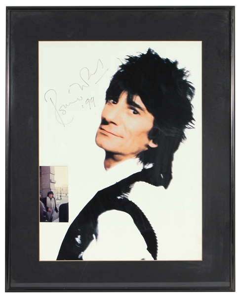 Ronnie Wood Signed Photograph