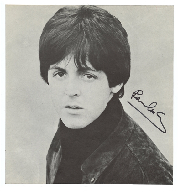 Paul McCartney Signed Oversized Photograph (JSA & REAL)