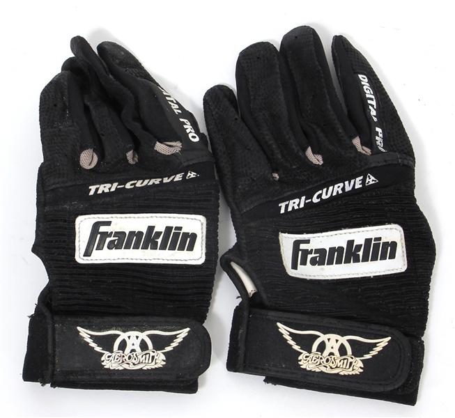 Aerosmith Joey Kramer Owned & Stage Worn Custom Drum Gloves