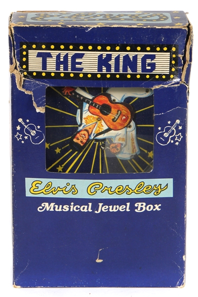Elvis Presley "The King" Vintage Music Jewel Box