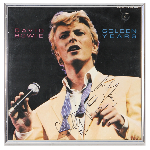 David Bowie Signed "Golden Years" Album (REAL)