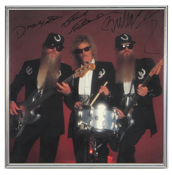 ZZ Top Signed Photograph