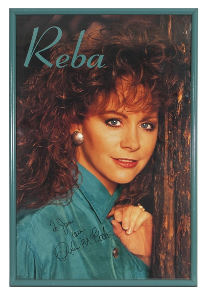Reba McEntire "Its Your Call" Signed & Inscribed Poster