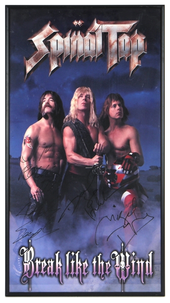 Spinal Tap Cast Signed "Break like the Wind" Poster