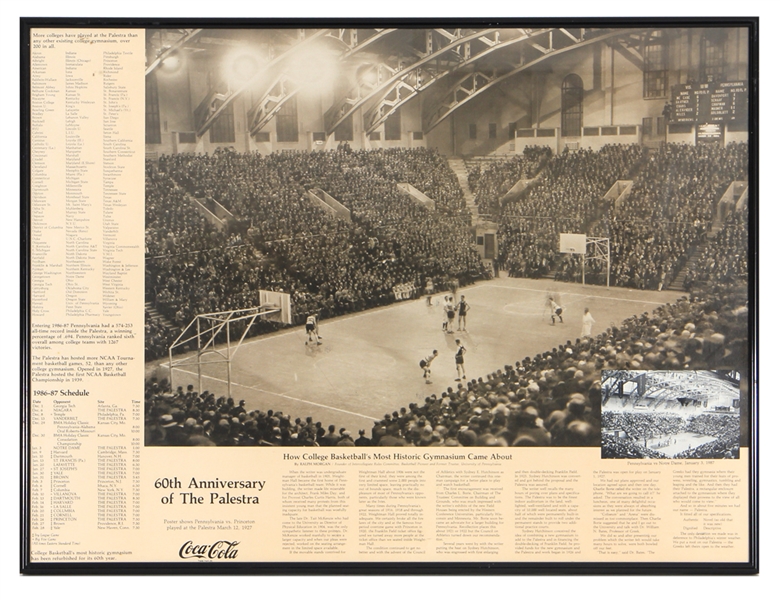 60th Anniversary of the Palestra Poster
