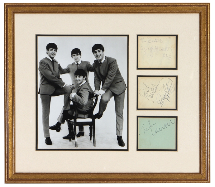The Beatles A Beautiful Set of 1963 Autographs (Caiazzo)