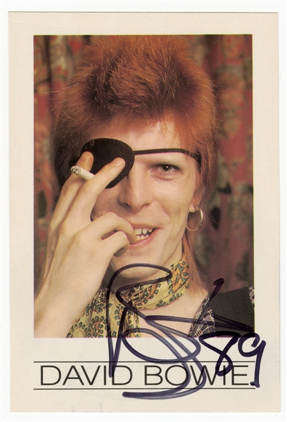 David Bowie Signed Photo Program Page (REAL)