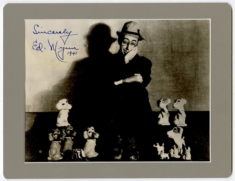Comedian Actor Ed Wynn Signed Photograph