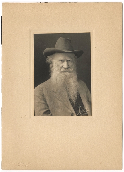 Joaquin Miller (1839-1913) Vintage Photograph “The Poet of the Sierras”.