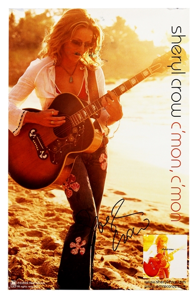 Sheryl Crow Signed “C’mon” Poster