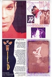 Prince Handwritten Unreleased NPG “Newsletter” - 4 Pages Double Sided with Incredible Edits (REAL)