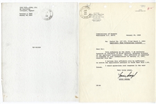 The Beatles Brian Epstein Historic Twice-Signed "Beatles" Trade Mark Application Original File Documents (Caiazzo)
