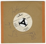 Queen Original Band Members Signed “Smile” 45 Record and Sleeve First Ever Queen -Related Record Only One Known Signed! (JSA & REAL)