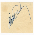 Elvis Presley Signed Piece of Paper (JSA & REAL)