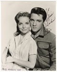 Elvis Presley Signed & Inscribed Original "Roustabout" Promotional Photograph with Joan Freeman