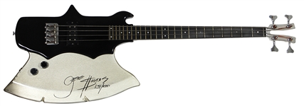 Gene Simmons Signed 1981 Kramer Axe Bass Guitar (REAL)