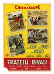 Elvis Presley Original “Love Me Tender” 1956 Spanish Movie Poster