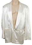 Michael Jackson Owned and Worn Off-White Satin Jacket