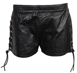 Queen Freddie Mercury Custom Stage Worn & Owned Black Leather Shorts