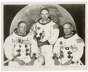 Apollo 11 Triple-Signed 8 x 10 Photo (Armstrong, Collins and Aldrin)