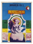 Cream Original February 24, 1968 Concert Poster at Santa Barbara’s Earl Warren Showgrounds