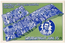 Bruce Springsteen 1974 Armadillo World Headquarters Original Concert Poster