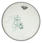 KISS Peter Criss Signed Remo Drumhead