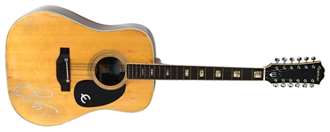 Kenny Loggins Signed Epiphone Acoustic Guitar