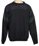 George Michael Owned & Worn Black and Green Sweatshirt