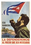 Fidel Castro Original Cuban Revolutionary Poster
