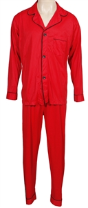 Elvis Presley Owned & Worn Red Munsingwear Pajamas