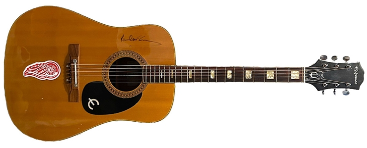 Paul McCartney Signed 1964 Texan Replica Acoustic Guitar (REAL)