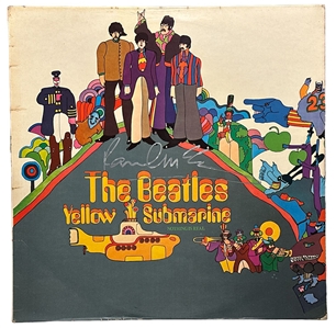 Paul McCartney Signed “Yellow Submarine” Album (REAL)