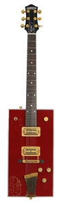Bo Diddley Played & Signed Historic Rectangular Gretsch Model 6138 Guitar Also Played by Keith Richards
