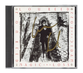 Lou Reed Signed “Magic and Loss” CD Cover (REAL)