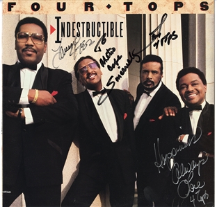 Four Tops Signed “Indestructible” Album (REAL)